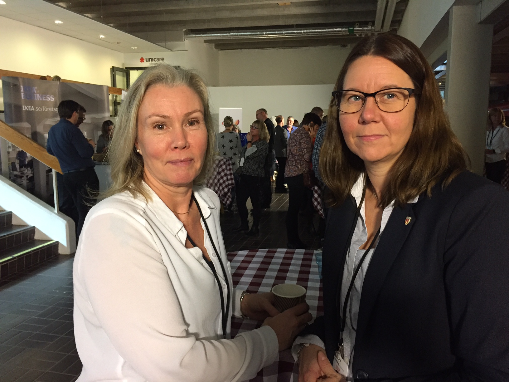 Susanne Holmberg och Ulrika Blom på Strängnäs kommun.
