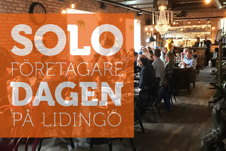 Soloföretagaredagen mingel på Skogshem & Wijk