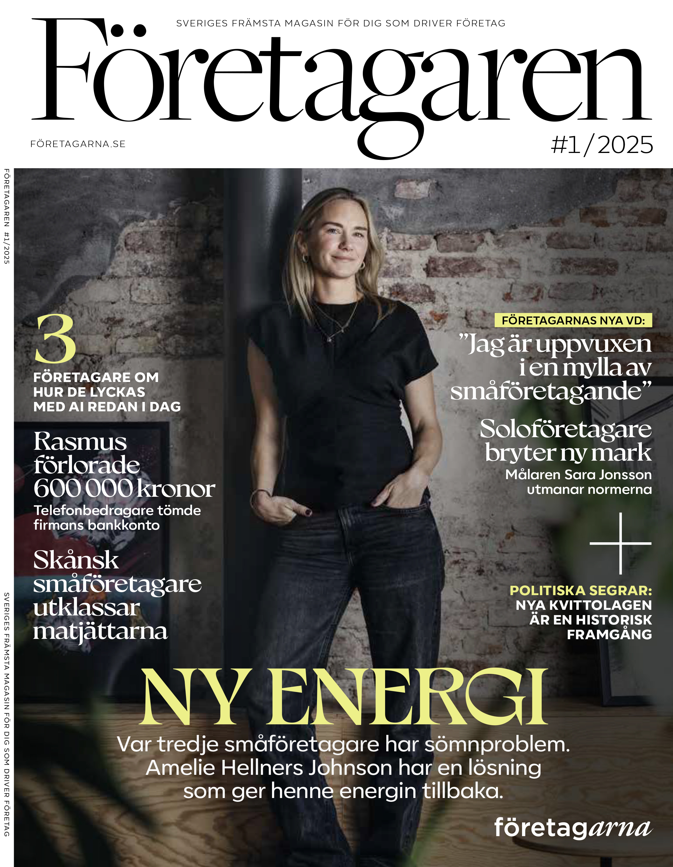 Omslag av tidningen Företagaren